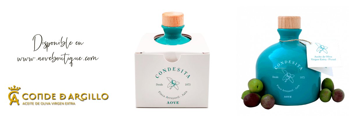 AoveBoutique's tweet photo. 👩🏽👩🏽 ¡¡CHICAS AL PODER!!

Os presentamos CONDESITA, la versión “femenina” de Conde de Argillo. Un AOVE Premium elaborado por mujeres el primer día de cosecha que estará a la venta en los próximos días.

👉🏼 https://t.co/dPaSjSvWjD
#aove #aceitedeoliva #jaén #españa #oil #gourmet https://t.co/4axxh8lYXz
