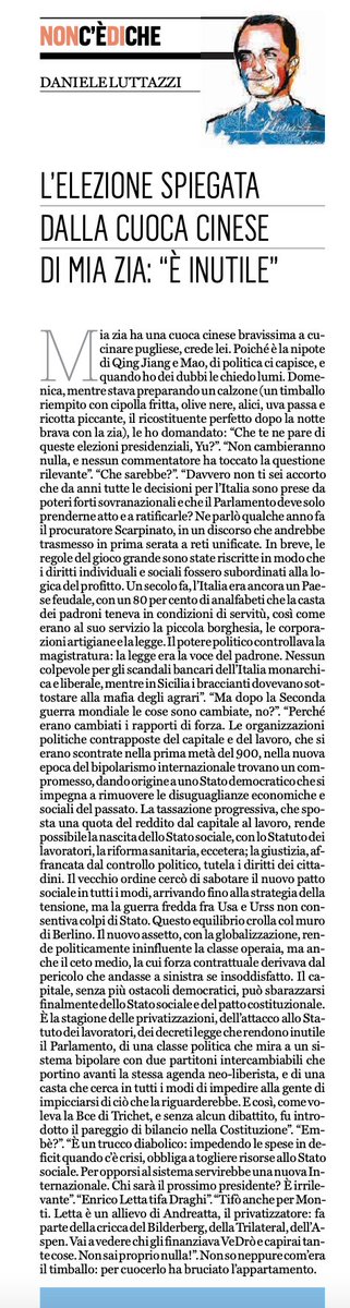 luttazzi oggi sulle elezioni in corso 🤣🤣🤣