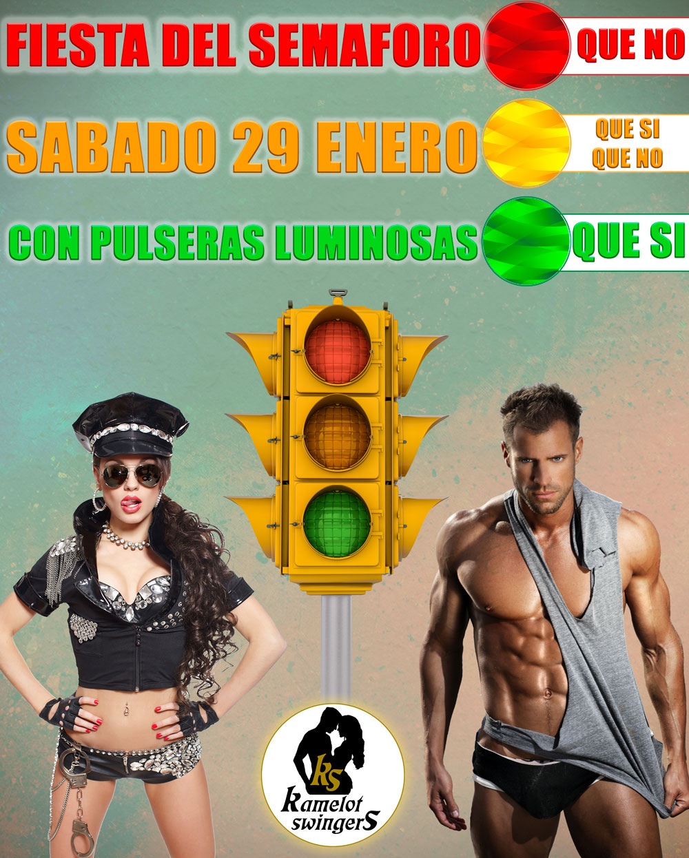 Kamelot Swingers on Twitter: "Ven y disfruta la fiesta del semáforo en Kamelot, una divertida el color en la oscuridad hará todas nuestras fantasias, un juego en el
