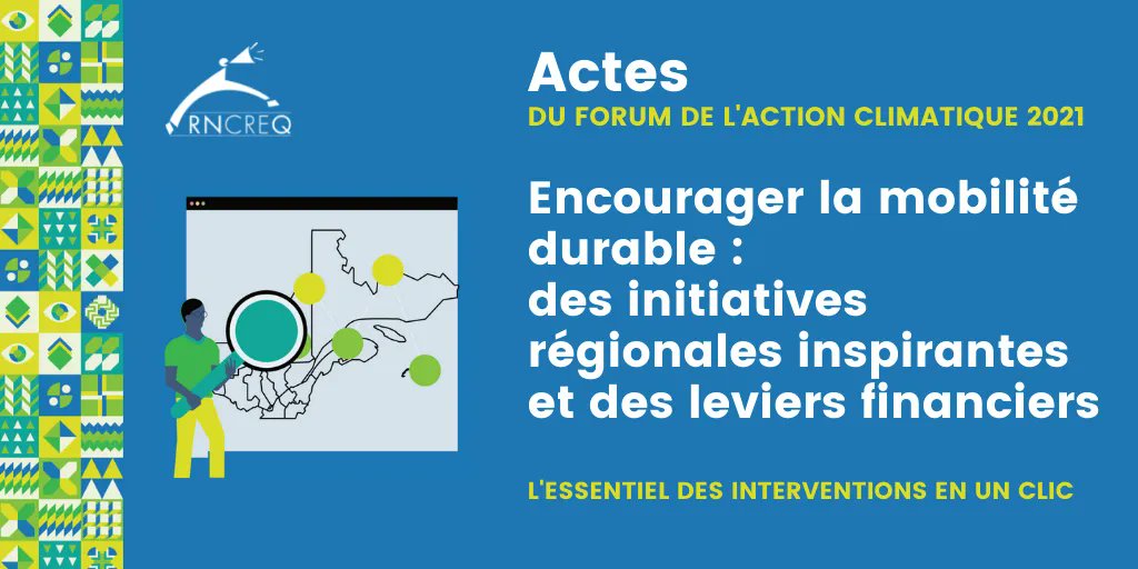 Bonne nouvelle, le <a href="/RNCREQ/">RNCREQ</a> publie les Actes du premier #ForumActionClimatique. On y retrouve l’inspiration, les réflexions et les exemples qu’on avait aimés il y a un an! #Quebec #PolMun #PolQC 
buff.ly/3qVkg9G 
#ForumActionClimatique 
@melcc_qc <a href="/ICCA_Canada/">Intact Centre | Centre Intact</a> 
<a href="/equiterre/">Équiterre</a>