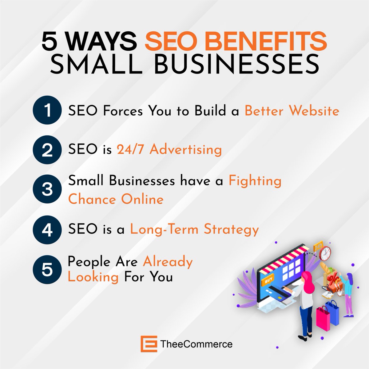 TheeCommerce's tweet photo. SEO is one of the best investments that a small business can make in its online presence. Implementing a few small strategies early on can drastically improve your business.
----
🌐 https://t.co/JjucbzzNKk
.
#theecommerce #ecommerce #ecommercesolution #ecommercemarketingexperts https://t.co/uhHR39LTW7