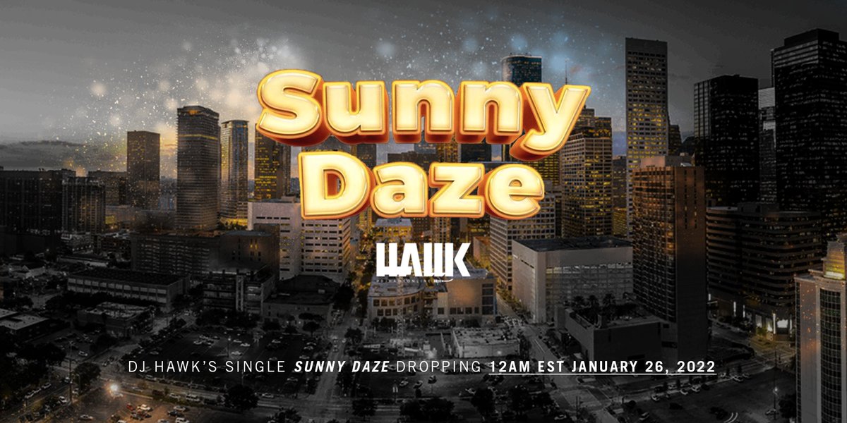 MIDNIGHT‼️ “Sunny Daze" feat. @traeabn x <a href="/ombbloodbath/">TheBiggest</a> drops! 🌞
New single &amp; some studio exclusives. #NFT holders can get fresh gear, a signed Sunny Daze vinyl record, zoom studio access, &amp; a one-time cameo appearance in a music video. 💎🚀 hawkeyeproductions.co
 #NFTCommunity