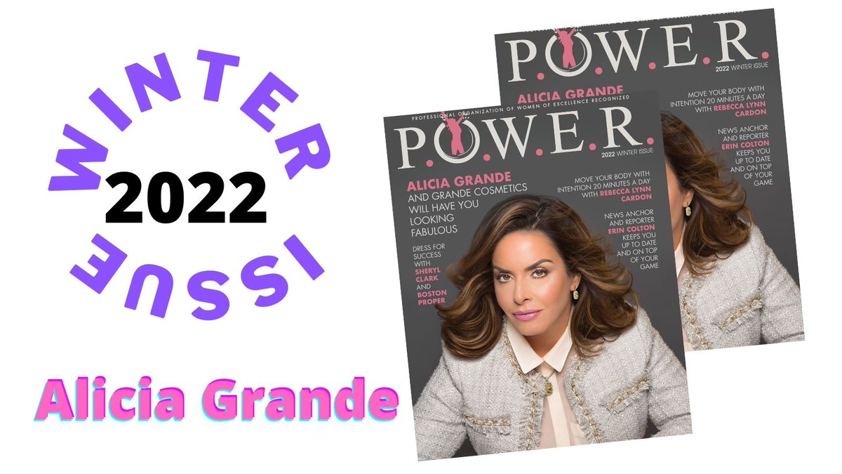 Powerwoe's tweet photo. The Winter Issue of P.O.W.E.R. Magazine is here! Read interviews with Alicia Grand, @erincolton, Rebecca Cardon and many more P.O.W.E.R.ful women. https://t.co/QrjvzlvBbC