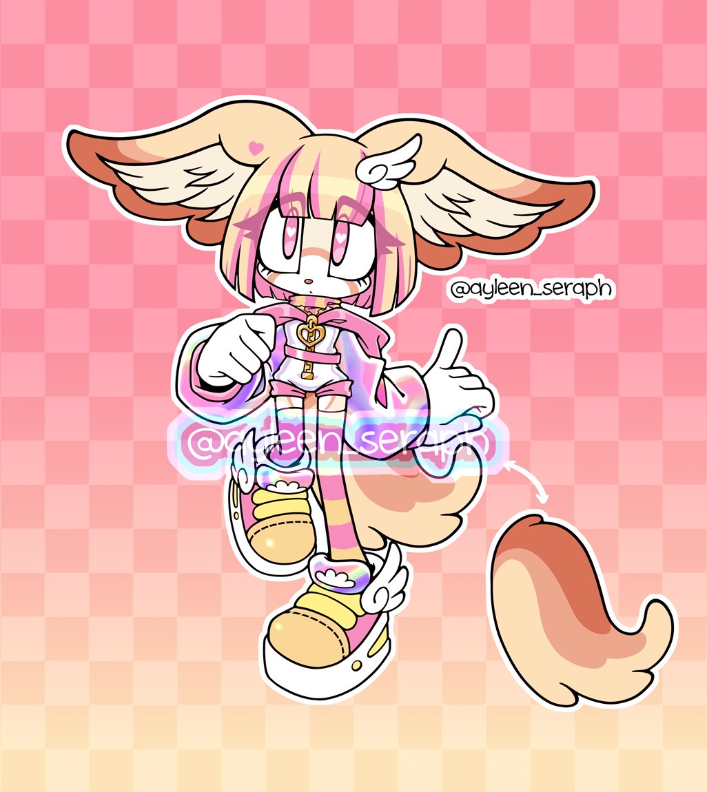 Ayleen Seraph 🕊️ on X: Fennec adopt! 🦊 💗 The vibrant vixen 🌈 70 💵 via  Kо-fiPаypаl, DM or comment to claim~ (After purchase I'll send the image  wo watermark) Thank you