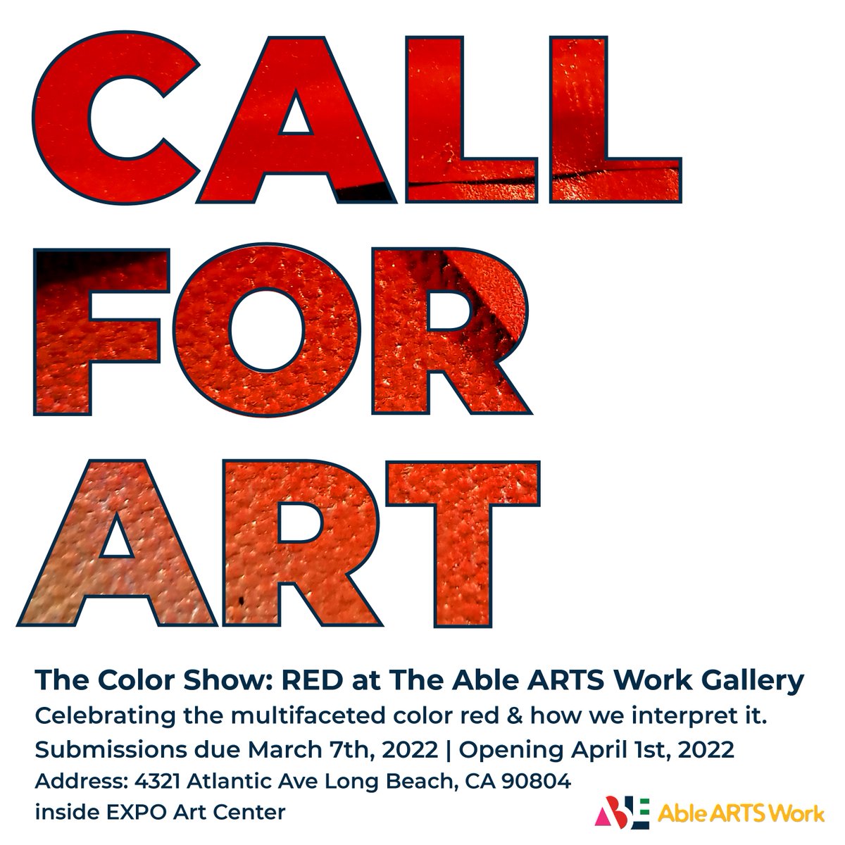 ableartswork's tweet photo. OPEN CALL FOR ART ‼️ Submit your work: https://t.co/HBdnc1SpoY https://t.co/kH03nBYIP9