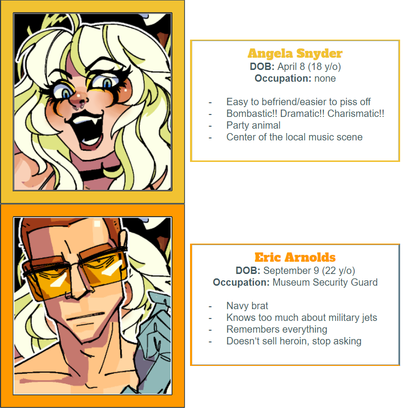 threw together a new oc lineup for the new year 🏜️ 