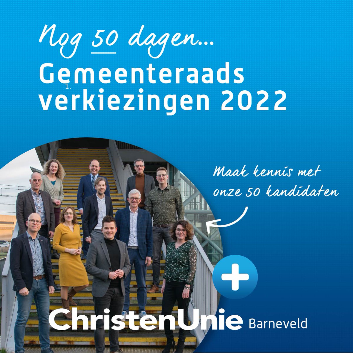 Nog 50 dagen tot de gemeenteraadsverkiezingen, ontmoet onze 50 kandidaten via de link:
barneveld.christenunie.nl/kandidaten_gr2…

Met variëteit, diversiteit en veel kennis gaan we #SamenRechtDoen

#Barneveld #Stroe #Garderen #Voorthuizen #Kootwijk #Kootwijkerbroek #Terschuur #Zwartebroek #DeGlind