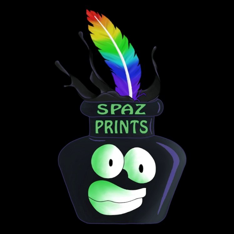 BOOM! New logo hype!!! #design #logo #stickers #merch #spazprints