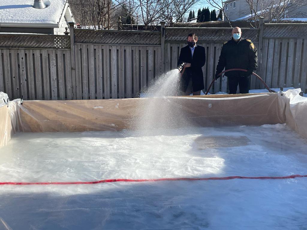 Patrick Brown (@patrickbrownont) on Twitter photo Flooding backyard rinks this afternoon with @ChiefBoyes and <a href="/BramptonFireES/">Brampton Fire & Emergency Services</a>. Make sure to submit a photo by January 31st of your backyard or neighbourhood rink for a chance to win some amazing prizes! <a href="/CityBrampton/">City of Brampton</a> <a href="/bcgha/">Brampton Canadettes</a> <a href="/bramptonhockey/">Brampton Hockey Inc.</a> 🏒🥅❄️ Flooding backyard rinks this afternoon with @ChiefBoyes and <a href="/BramptonFireES/">Brampton Fire & Emergency Services</a>. Make sure to submit a photo by January 31st of your backyard or neighbourhood rink for a chance to win some amazing prizes! <a href="/CityBrampton/">City of Brampton</a> <a href="/bcgha/">Brampton Canadettes</a> <a href="/bramptonhockey/">Brampton Hockey Inc.</a> 🏒🥅❄️