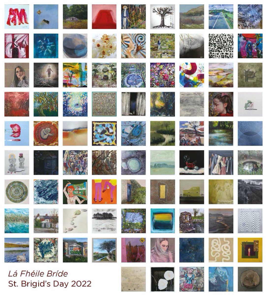 St. Brigid's Well Exhibition | 86 Irish women artists respond to a new poem by Eiléan Ní Chuilleanáin | Hamilton Gallery | From 1st February - mailchi.mp/hamiltongaller…