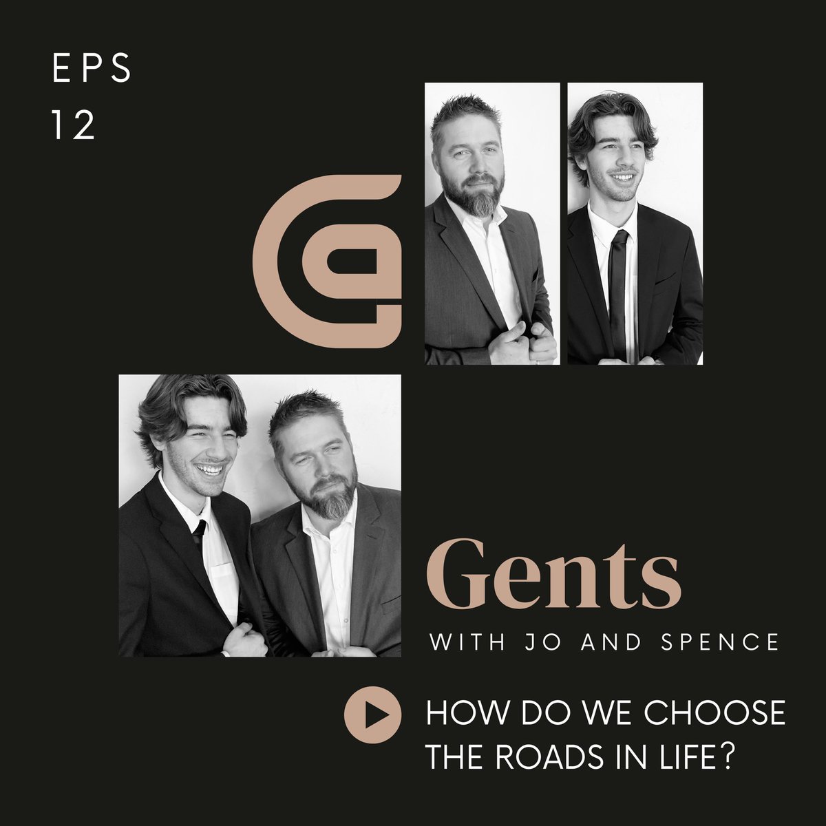 Band new episode on Gents with Jo and Spence!! How do we choose the roads in life? Listen to it on Spotify and Apple Podcast. Link in bio.