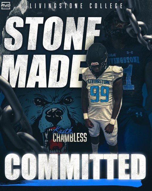 KeithChambles53's tweet photo. On to the next🔝💙 #Committed @rusty_easom @andrewsDBU @CoachWTrenchMob @LivingstoneFoo1 @CMartin8199 @BobbyRainey https://t.co/evpmijPcIm