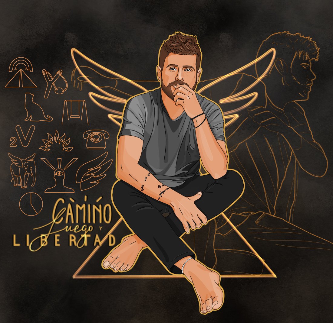 lopezwithme_'s tweet image. 4 discos, 4 ilustraciones🤍
@PabloLopezMusic