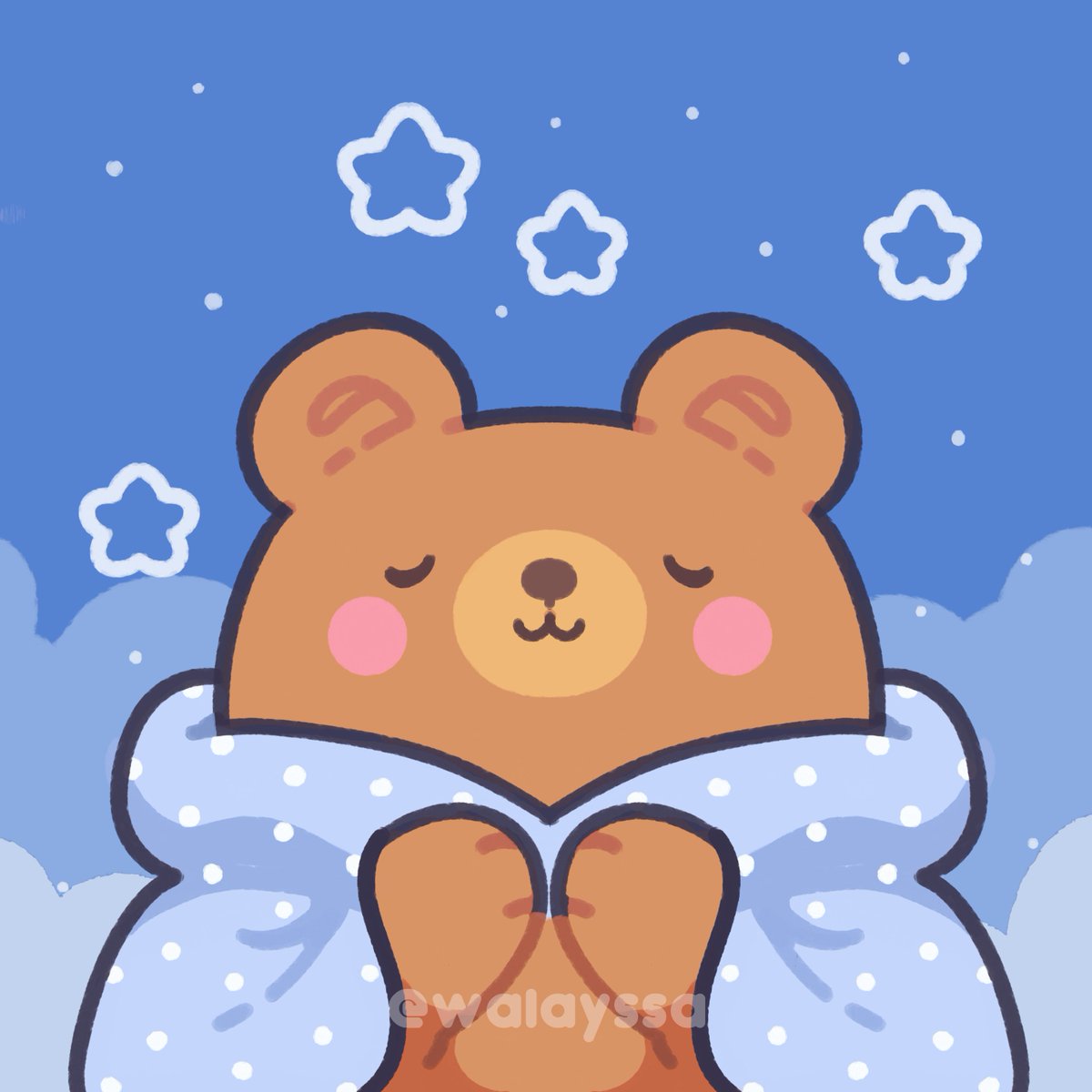 commission for Chelsea! 🌼🐻