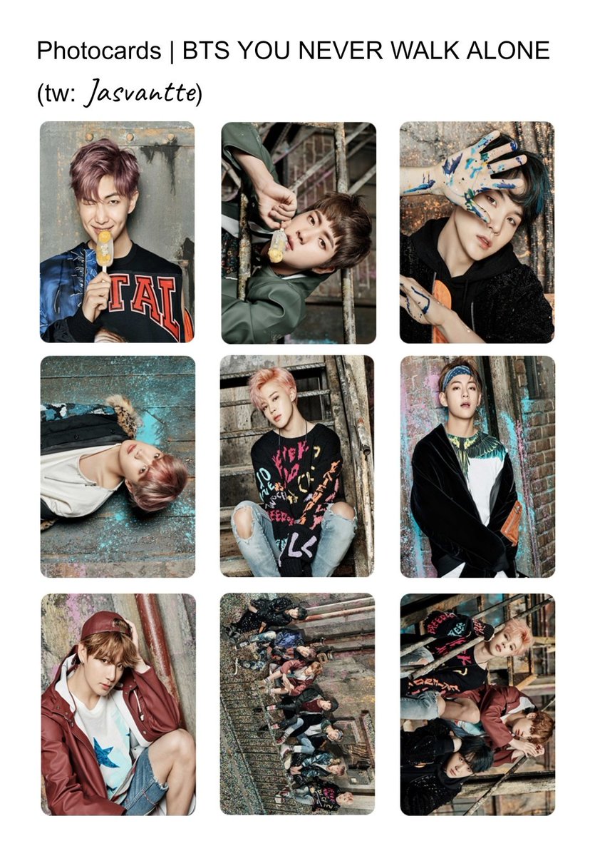 Jasvantte's tweet photo. Photocards | documento 
- BTS YOU NEVER WALK ALONE
- BTS LOVE YOURSELF承‘HER’
- BTS LOVE YOURSELF轉 ‘TEAR’
(🖇️Abajo) https://t.co/4oZTjEgidD