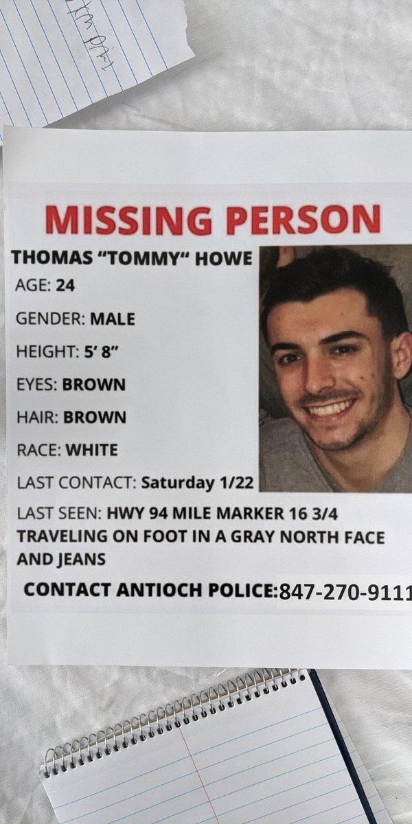 MrSzabo's tweet photo. Still searching for Tommy. Anyone in the Vernon Hills or Libertyville are who are willing to look at their doorbell camera footage since Saturday around noon until now would be greatly appreciated.  @District128 https://t.co/zCegqsfffc