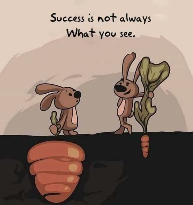 iFiloSapiens's tweet photo. El éxito no siempre es lo que ves. https://t.co/9z06hAWuN4