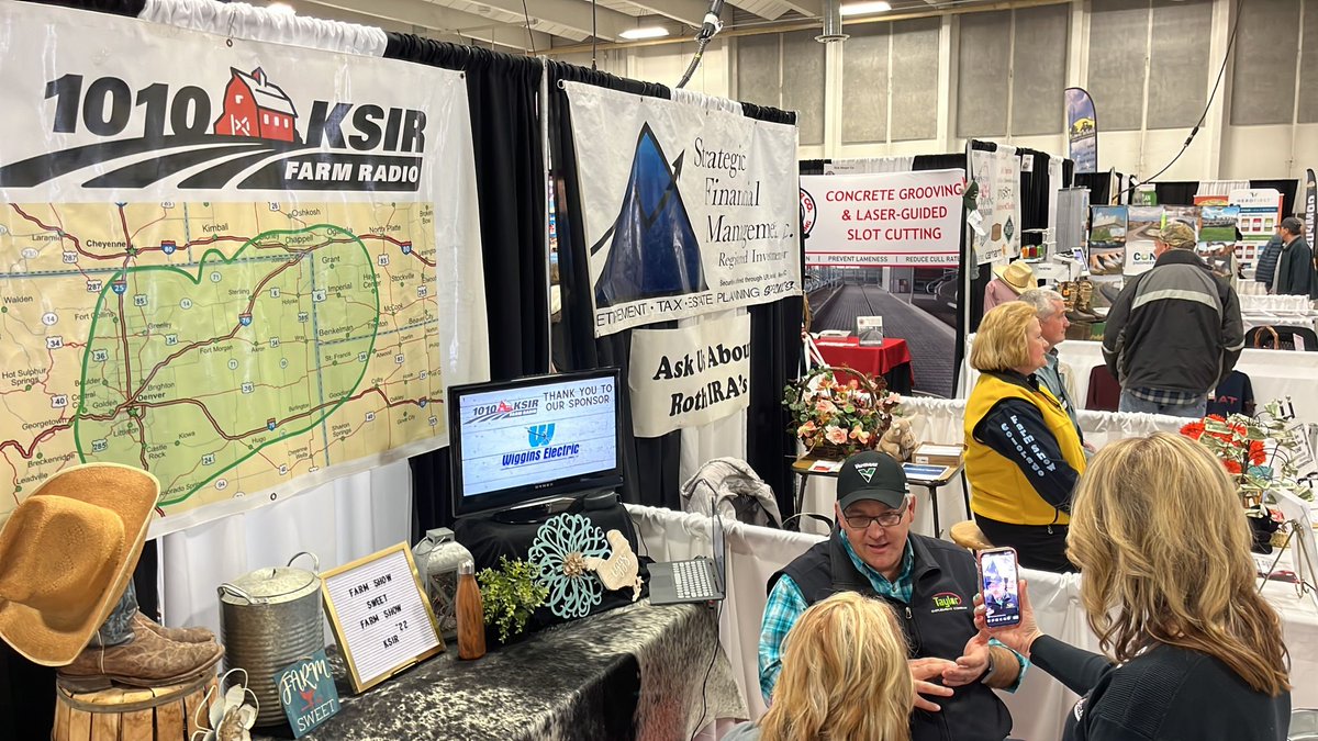 TaylorImplement's tweet photo. A big thanks to @1010KSIR for going live with our Tim Brown at the #ColoradoFarmShow to talk about the equipment we have on display & what attendees are interested in, as well as chatting about who WE are & what we're all about at #TaylorImplement!
https://t.co/ySjwmqGW4j https://t.co/Sr8oRed5Mx