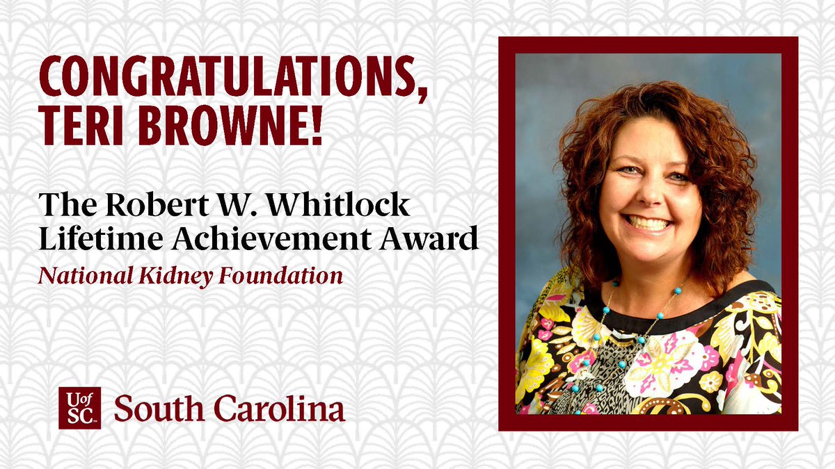 uofsccosw's tweet photo. Congratulations to Dean @TeriBrowne, recipient of the @NKF_NephPros #NKFClinicals Council of Nephrology Social Workers Lifetime Achievement Award. With 25 years of nephrology social work and a former #CNSW chair, she's a #KidneyDisease expert!
https://t.co/6Y8AM8SuqX
@nkf https://t.co/CEbop58U9Y