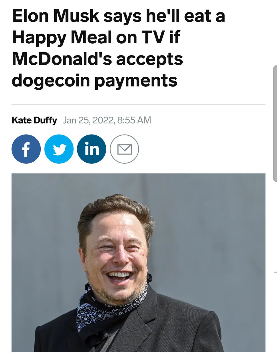 Goldiewhoopbur1's tweet image. What a great day to be alive my fam. 👌❤ @elonmusk @McDonalds
#dogecoin