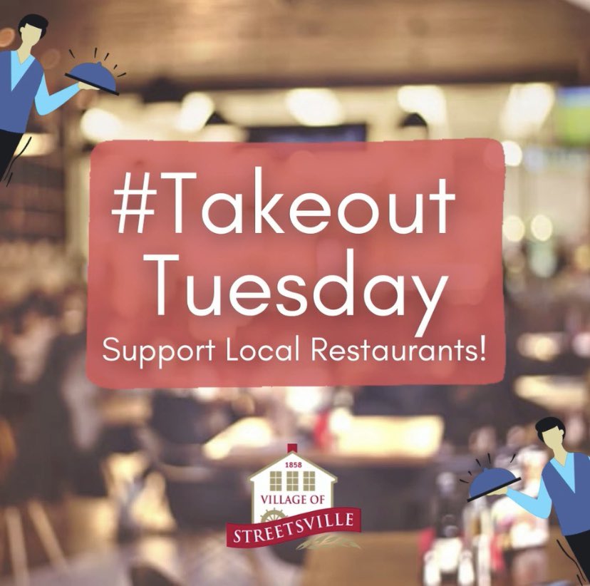 It’s #TakeoutTuesday! Treat yourself and order from a local Streetsville restaurant. What’s your Streetsville favourite?

#dinelocalmississauga