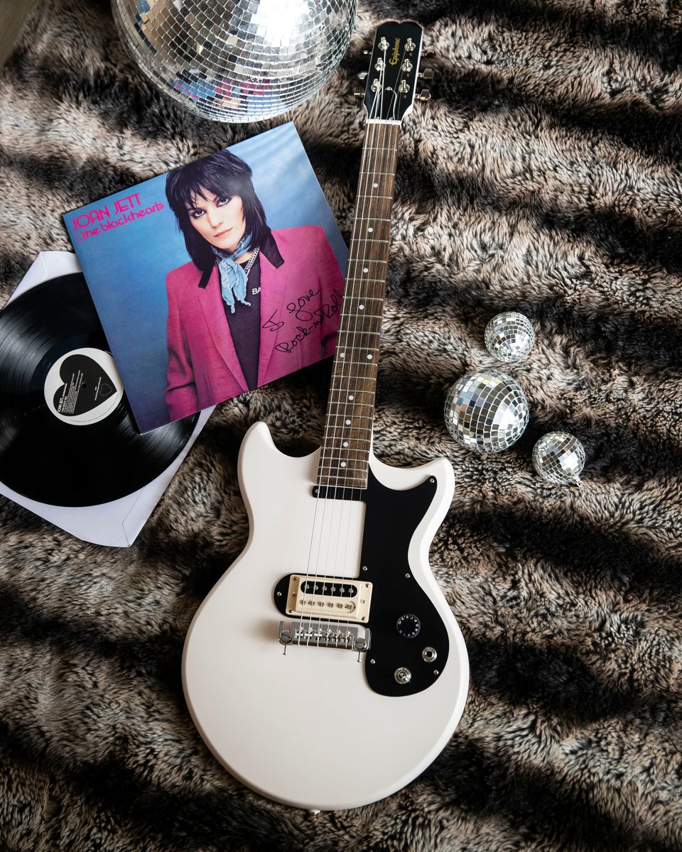 The new @Epiphone @joanjett Olympic Special is a no-frills