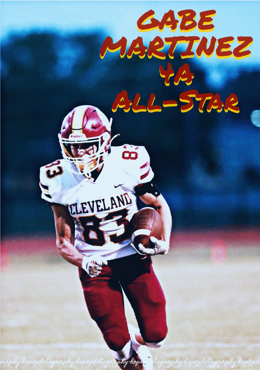 Congratulations to Gabe Martinez for being selected for the Oklahoma Coaches Association 4A All-Star Team!!