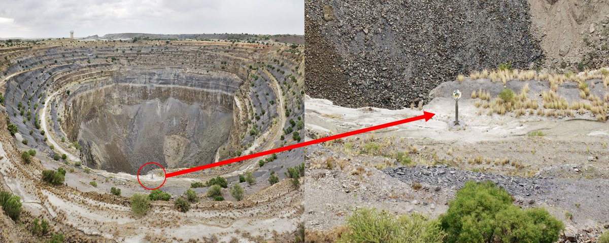 Echangesclimat's tweet photo. Je viens de découvrir la série de photo "For what it's worth" de Dillon Marsh qui photographie des mines et rajoute une sphère qui représente la masse de minerais qui a été extraite.

Génial pour faire prendre conscience des impacts de l'Homme sur son environnement https://t.co/JpEwGjc4op