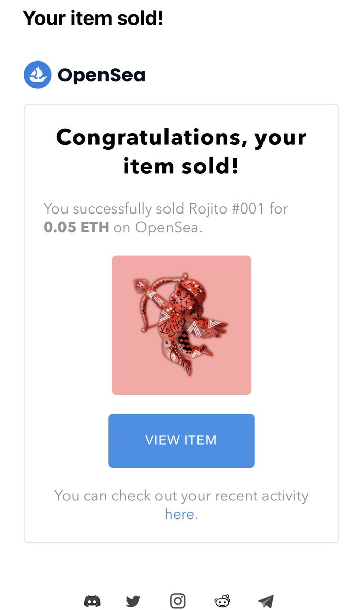 NftRojito's tweet photo. Another Rojito sold! 🔴 https://t.co/1qtI2rNoXZ