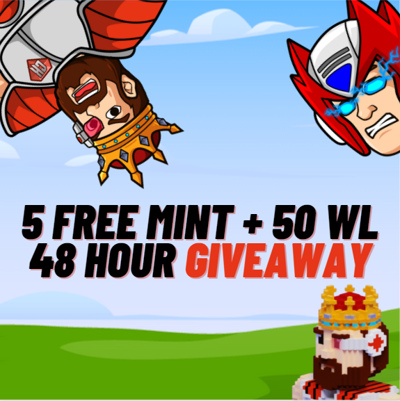 _cryptokingsnft's tweet photo. #NFTGIVEAWAY #NFTGIVEAWAYS
🎁50 WHITELIST+5 NFT to be won right now 🎁

To enter:

-Like, RT and tag 2 friends 
-Follow us
-Join our Discord:https://t.co/InLMTGZNNS

Comment below with Discord name once you  finished the tasks ✅

Results in 48H on Discord.🎈

#NFTCOMMUNITY #NFT https://t.co/fCT6D4Ot00