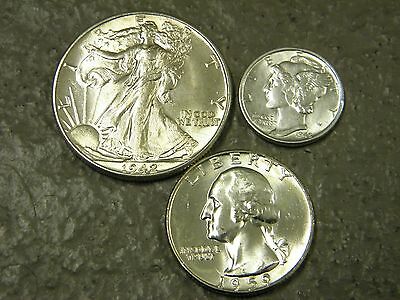 NiceUSCoins's tweet photo. *LOT GEM BU SILVER WALKING LIBERTY HALF+MERCURY DIME+WASHINGTON QUARTER(D5) https://t.co/0bEqItaBD5 #SILVERDOLLARS #COINSETS https://t.co/E2Qq2tb1rn
