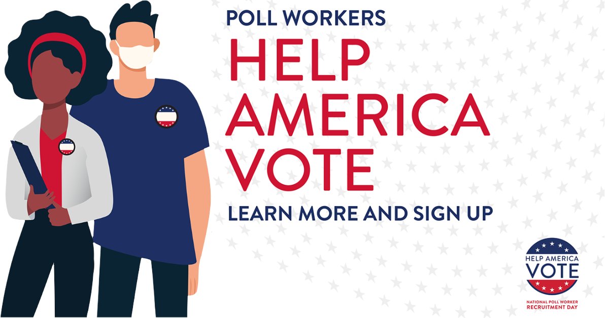 Happy National Poll Worker Recruitment Day! #FrederickCounty needs more election judges to sign up for the 2022 elections.
Learn more and sign up at https://t.co/L48f8Qrxjj
#HelpFrederickVote #HelpAmericaVote2022 #TrustedInfo2022 https://t.co/nDZRorodVG