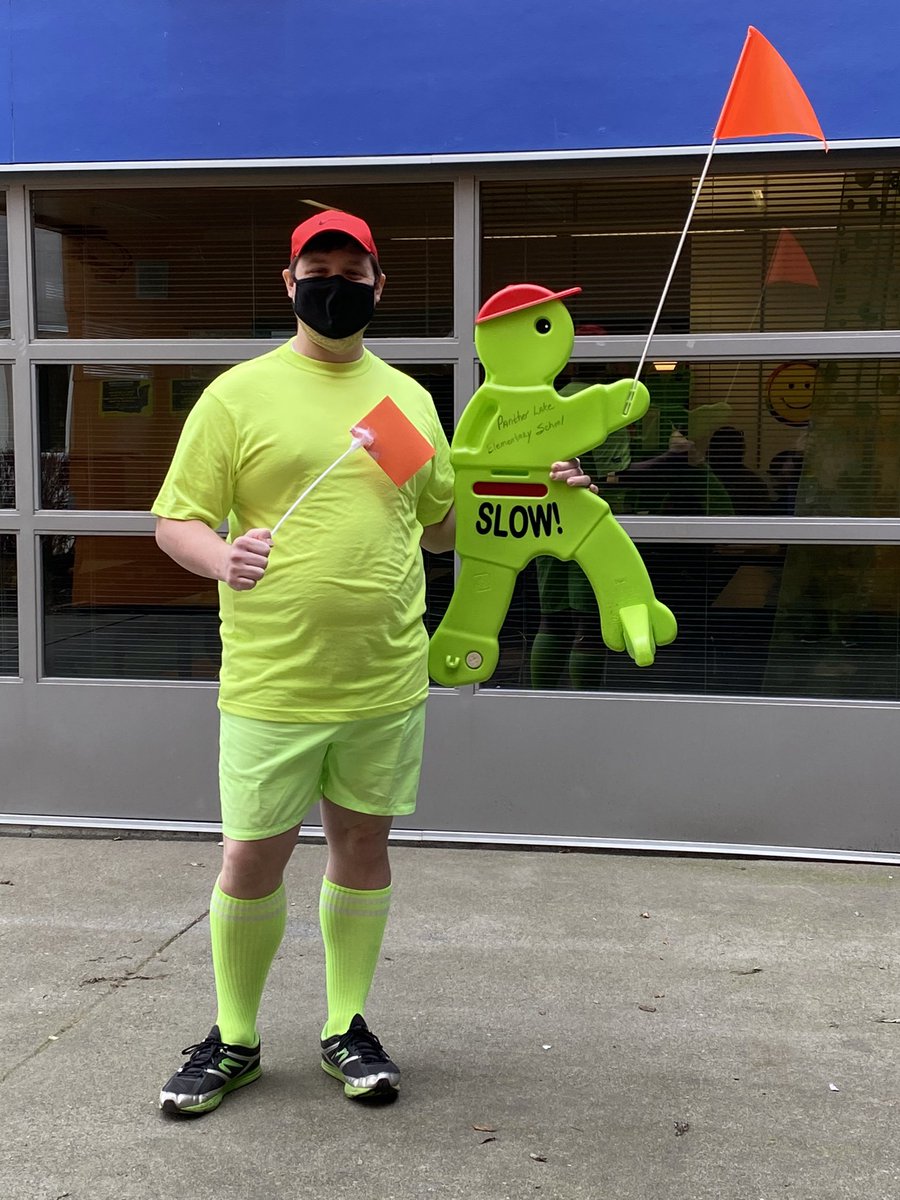 PantherLakeFWPS's tweet photo. Spirit Week continues at Panther Lake!  Our own Mr. Harper is stepping out for “Twin “Day”!  #PantherPride #FWPS210 #spiritweek https://t.co/S9huLQAQQx