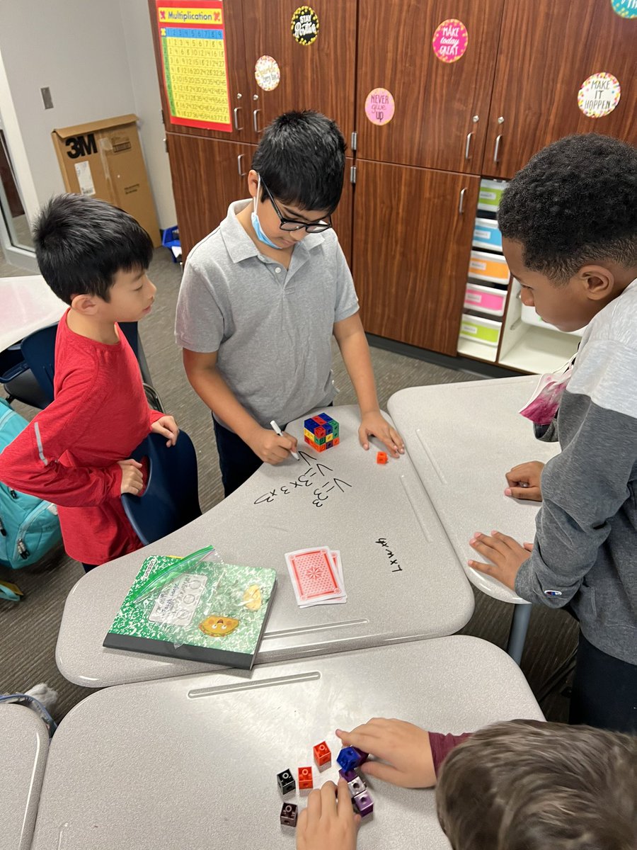 Constructing figures and calculating perimeter, area, and volume! #mathisfun #5thgrade #explorewells <a href="/CFISDWells/">Wells Elementary</a>