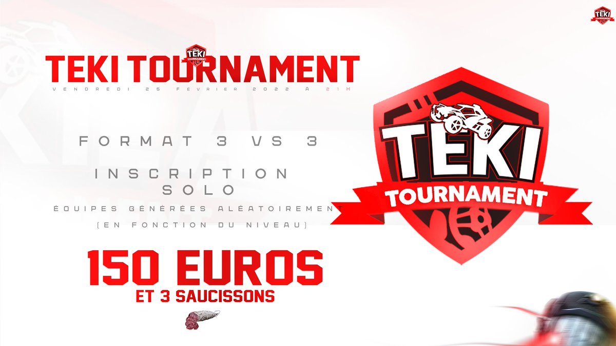 MrTeKiila's tweet photo. Serais-ce un rêve ? 
🥶Après avoir été cryogénisé 5 ans🥶 le projet des Teki Tournaments revient plus frais que jamais ! 

Plusieurs équipes composé de joueurs qui ne se connaissent pas, avec des ranks différent, de gold à SSL vont s'affronter 

🏆A vos carry !!🏆 #TekiTournament https://t.co/dbC1pvKlFx
