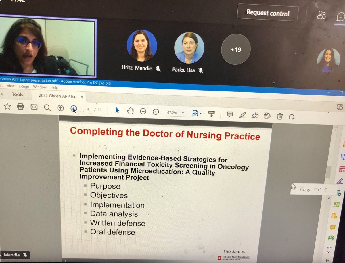 GretchenMcnally's tweet photo. Way to go @rupagbnp! Absolutely LOVE the #microeducation idea! @OSUWexMed @OSUCCC_James #APP #CAP #Expert #nursepractitioner https://t.co/DqxIC6xlUw