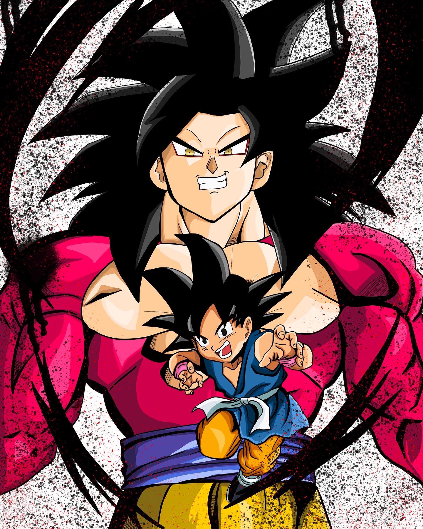 Super Saiyan 4 Goku  Dragon ball art, Dragon ball painting, Dragon ball  super artwork