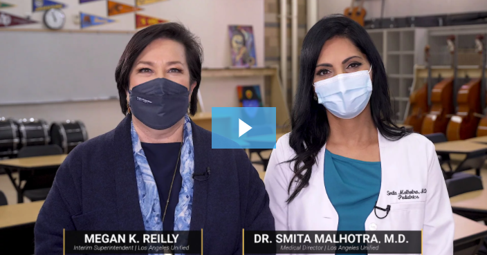 WATCH: Important Update from Interim Superintendent Megan K. Reilly and Dr. Smita Malhotra
VEA: Actualización importante de la Superintendente Interina Megan K. Reilly y la Dra. Smita Malhotra 
lausd.wistia.com/medias/ea7nug0…
