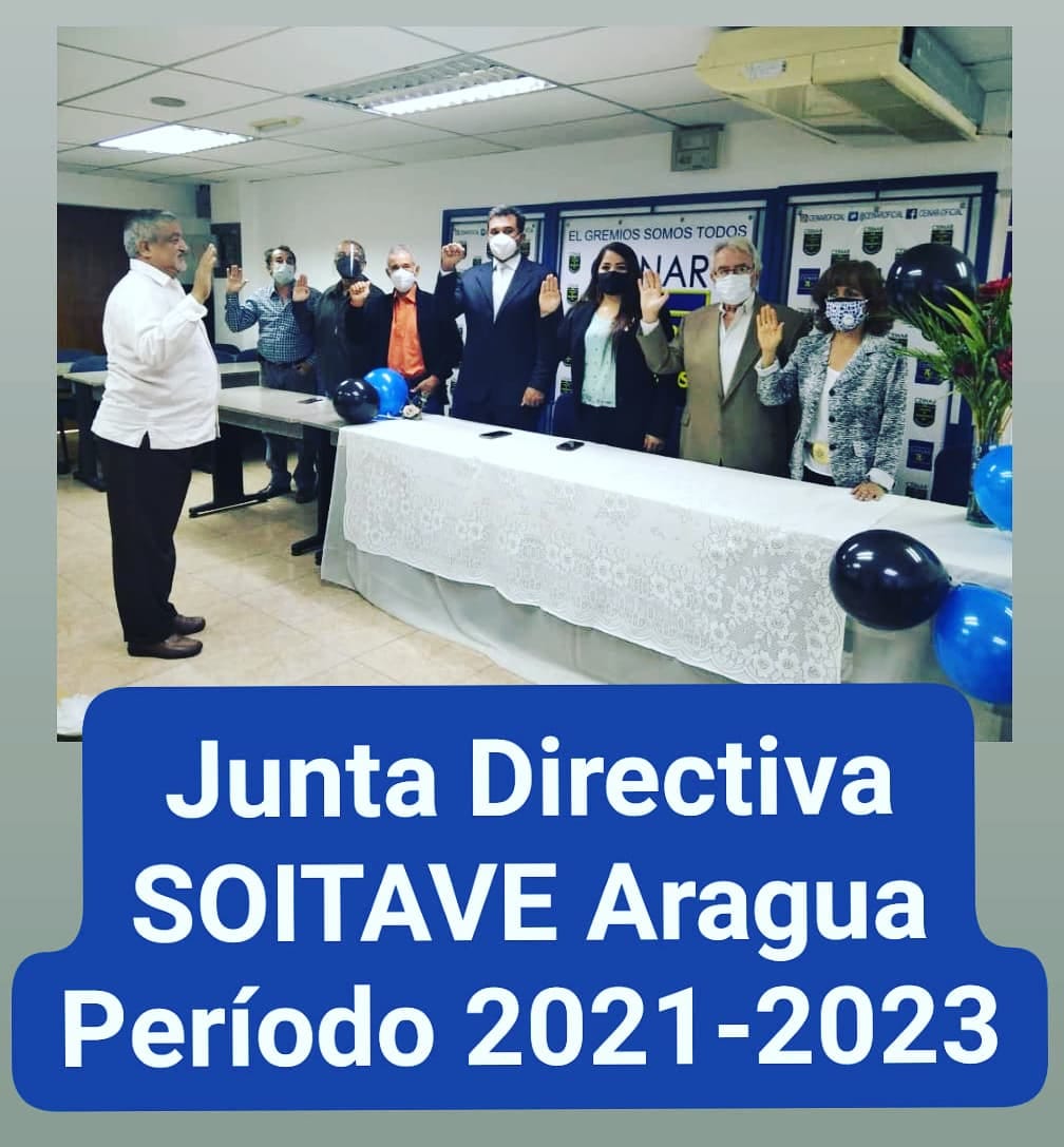 Junta Directiva Seccional Aragua:
Presidenta: Ing Greshnic Perez
Vicepresidente: Ing Hugo Duque
Secretario: Ing Ramon Casas Cordero
Tesorero: Ing Samuel Hernandez
Vocal1: Ing Guillermo Calzada
Vocal 2: Ing Hilda Viteri
Vocal 3: Ing Humberto Oliveros