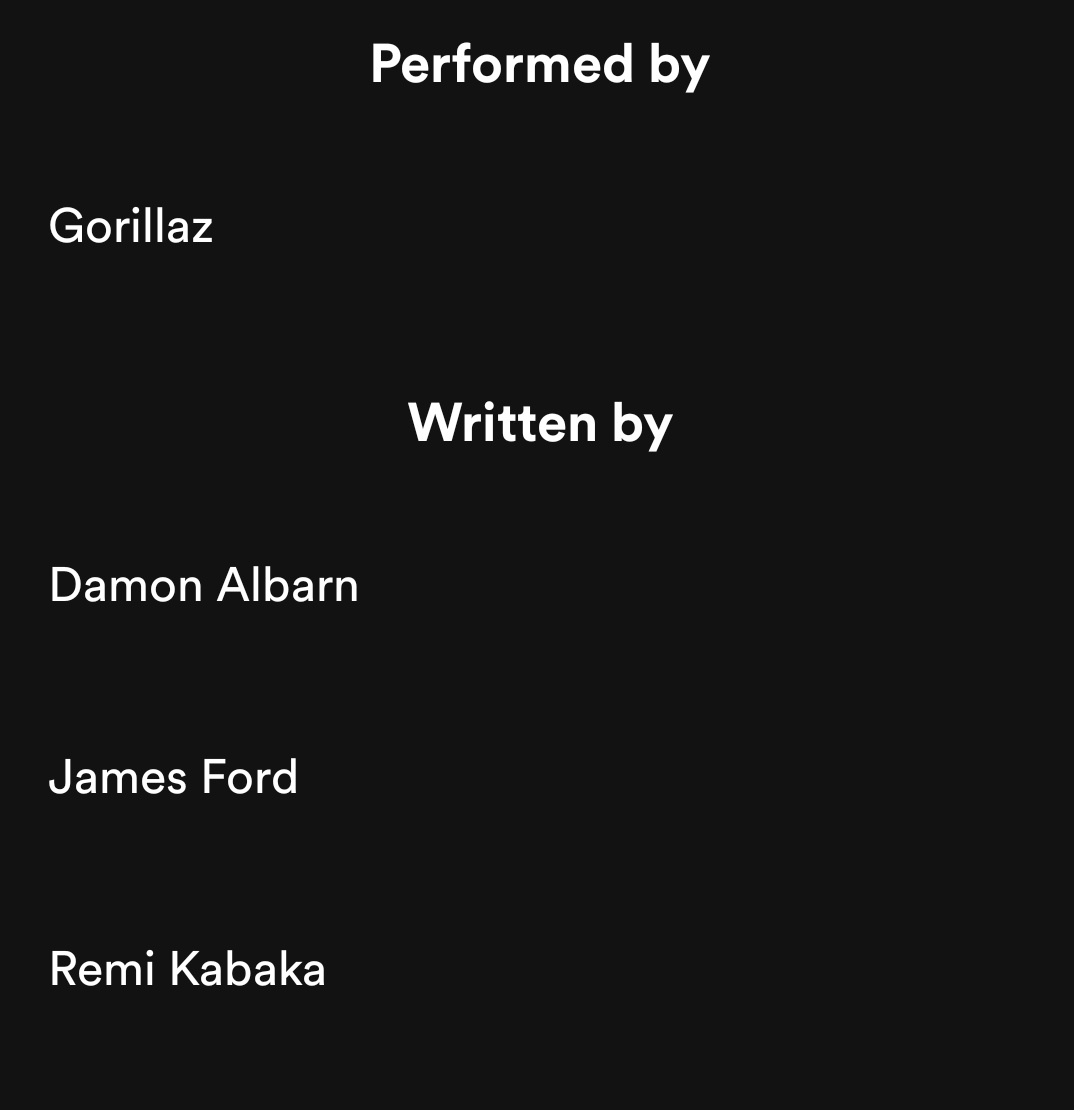 swiftmerlots's tweet photo. so, according to @Damonalbarn women in pop are not allowed to have collaborators on the songwriting process (unless their music is "obscure" like Billie's) yet he has collaborators on the songwriting process of his two main bands! hypocritical much? https://t.co/ecQ2uyN7ZD