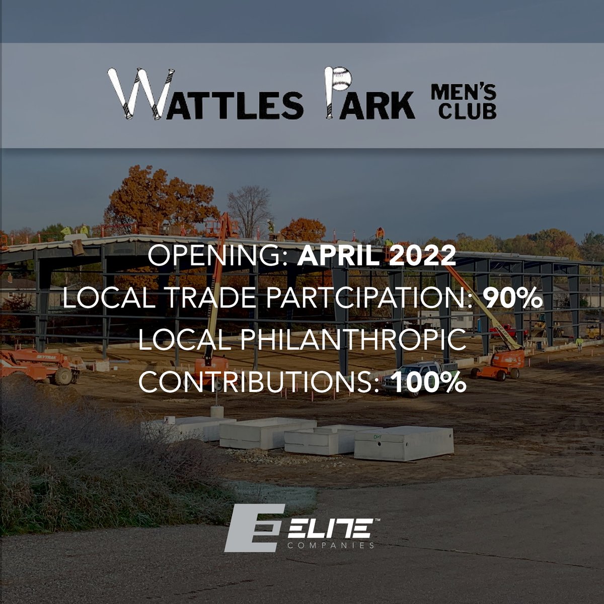 ELITE_COMPLLC's tweet photo. Our partnership with @Wattles Park Men's Club is a perfect example of the community and construction teaming up to build something special that our youth will benefit from!

#lovewhereyoulive #localsupportinglocal #buildingcommunity #dotherightthing https://t.co/9dzcWJSsoK