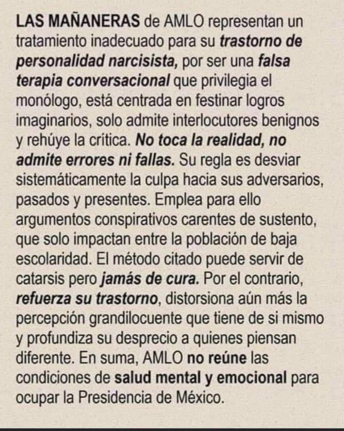 Me encontré esta descripción de quien es López, no podría estar más de acuerdo. Ustedes que opinan?