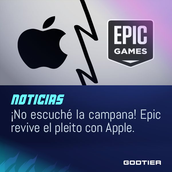 Así pues, parece que el pleito entre Epic Games  y Apple seguirá por un rato más, aunque la expectativa es que con esta apelación la compañía  responsable de Fortnite reduzca la cantidad que tiene que pagar 💰 a Apple.

👉Noticia completa link: bit.ly/GodtierTN4

#noticia