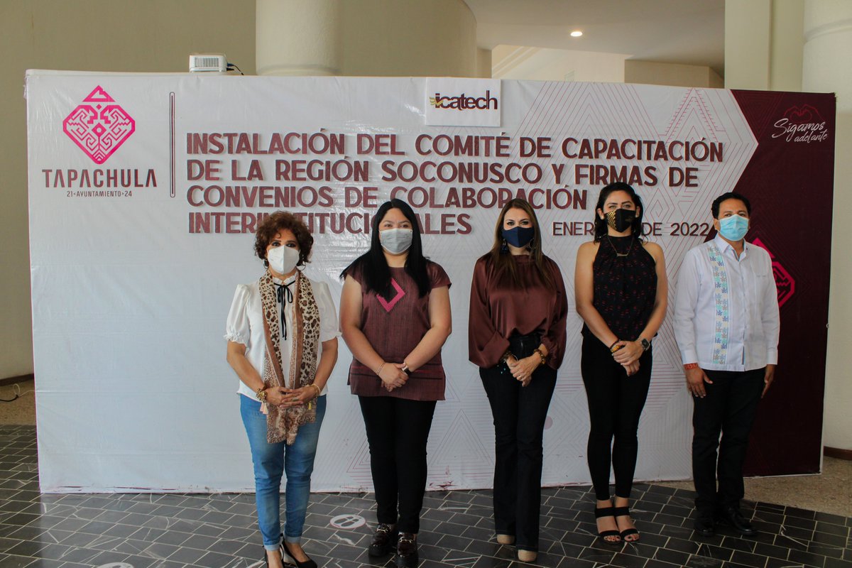 IJECH_Chiapas's tweet photo. 🔈Asiste titular del #IJECH a la Instalación Comité de Capacitación de la Región Soconusco, evento presidido por el #ICATECH y el H. Ayuntamiento de Tapachula.
#JuventudesDeCorazón https://t.co/sFllybFJFf