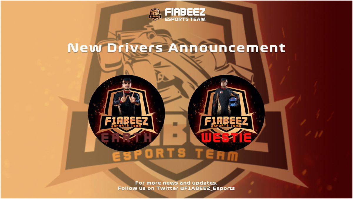 One more thing from us this evening!

We are happy to announce @OFFWestie, he is joining the main team!

We’ve also signed Earth who is joining as academy!

Welcome on board guys! 🚀

#F1AB #ToTheMoon #F12021