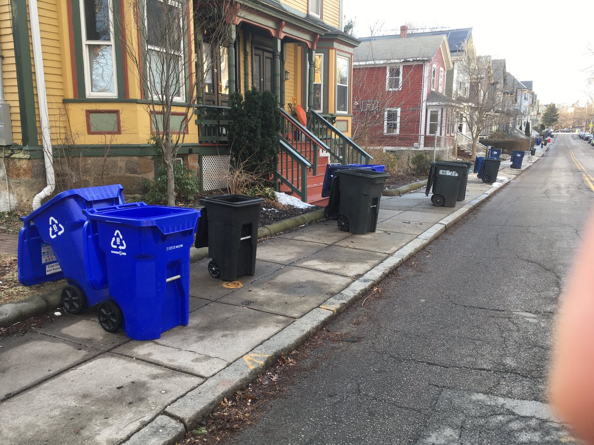 eherot's tweet photo. Trash collectors: Tell me you never walk anywhere without telling me you never walk anywhere. #BOS311 https://t.co/ic9XM0PTtU
