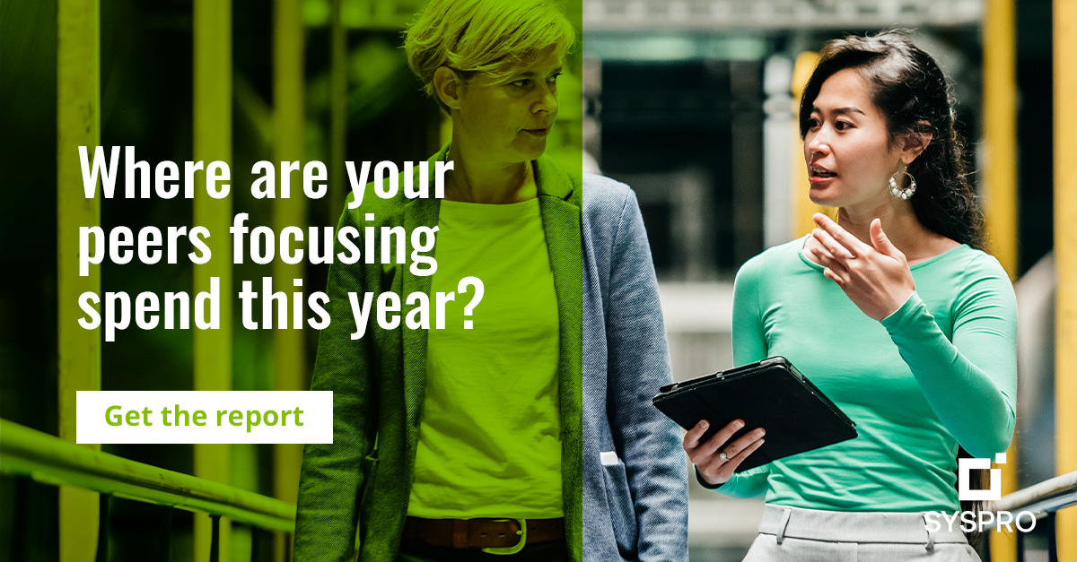 SYSPROAmericas's tweet photo. We asked, and your peers answered. Get the report and learn where #finance leaders in #manufacturing and #distribution are focusing spend in 2022: https://t.co/nccL0jLa2j
#SayYesToNext #CFO #CFOs #CFOsurvey #CFOreport https://t.co/Wnh4UvwO4x