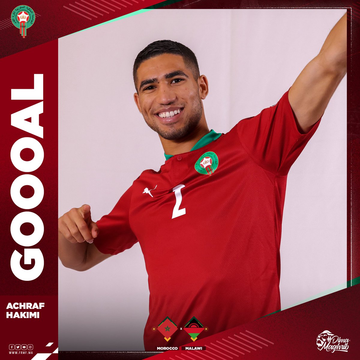EnMaroc's tweet photo. ⚽ WHO ELSE?? 😍

#DimaMaghrib 🇲🇦 #AtlasLions #TeamMorocco #AFCON2021 https://t.co/BEDHfBEPZR