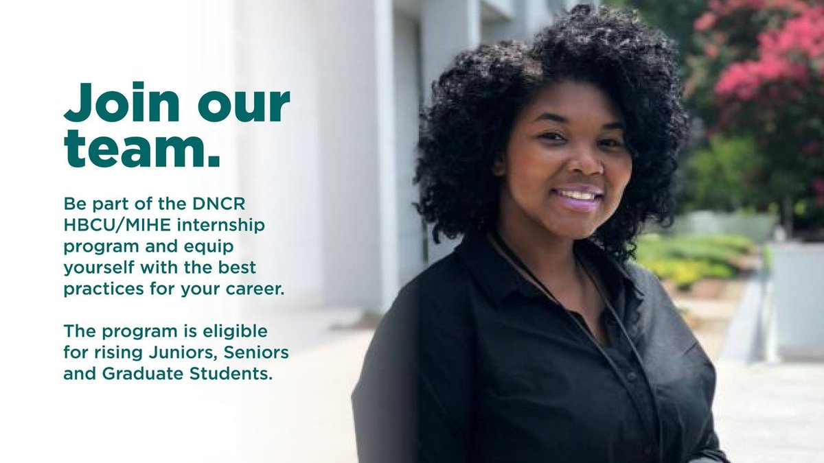 ncculture's tweet photo. We're accepting applications for our 2022 Historically Black Colleges/Universities & Minority Institutions of Higher Ed Internship program. The 10-week paid internships give students experience with a division that matches their career interests. Apply: https://t.co/imhJmXDpQW https://t.co/XjeUvvdOg6