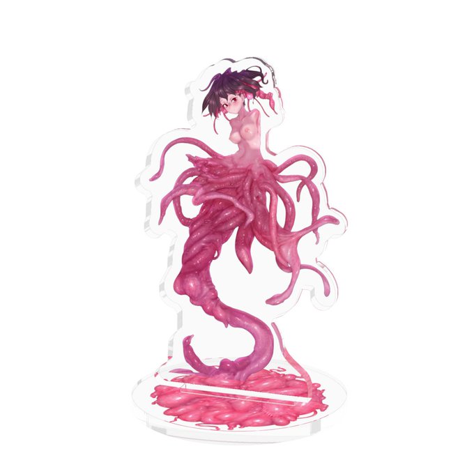 ハナの新アクリルフィギュア完成!
サイズは70、100、160mmの3種類を用意しました。
あなたのお側に触手少女、いかがでしょうか?

70mm 触手少女ハナ アクリルフィギュア① | tentaclegirl https://t.co/6Gb3F8OVZe #booth_pm 